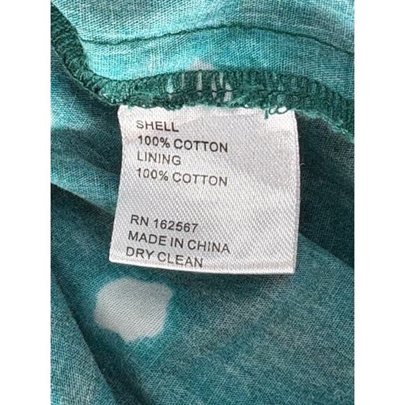 Busayo Collective Green & White Tie-Back Sleeveless Cropped Jumpsuit – Size 6 - Picture 7 of 9